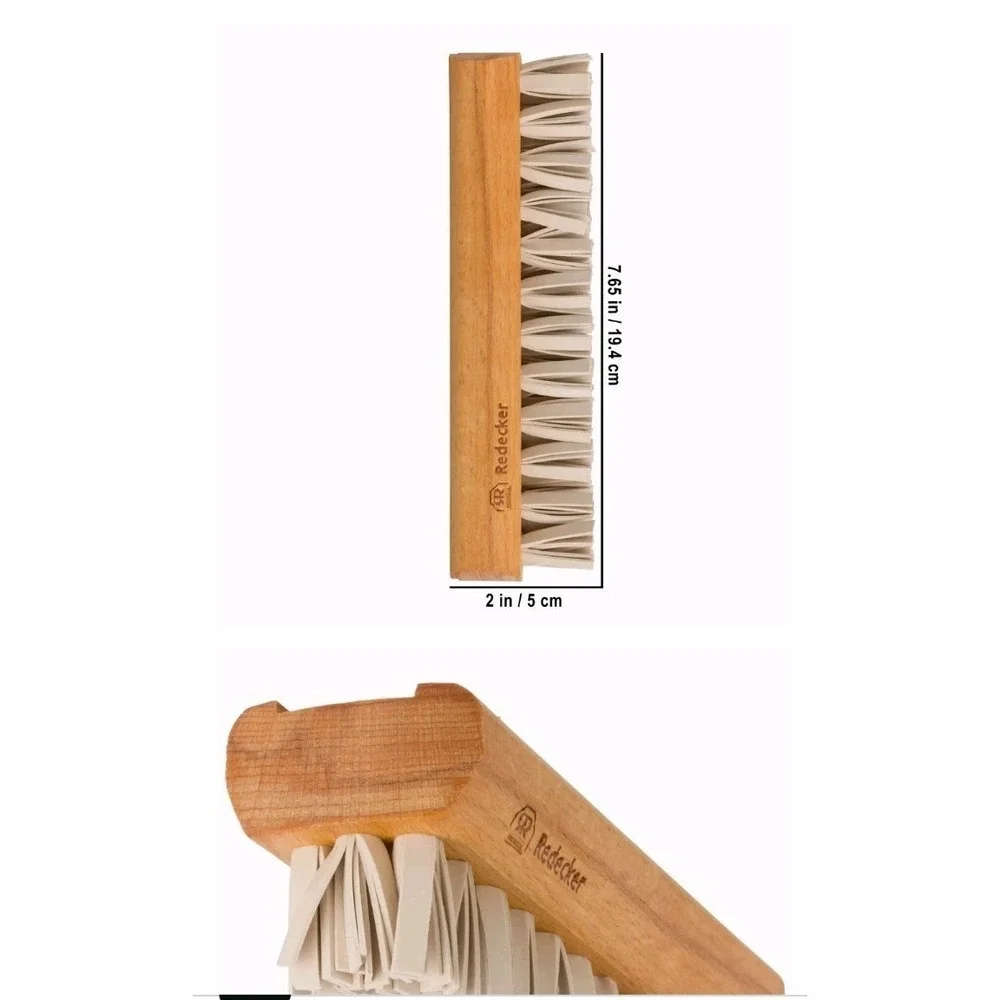 Redecker Natural Lint Brush Oiled Beechwood 7-1/4